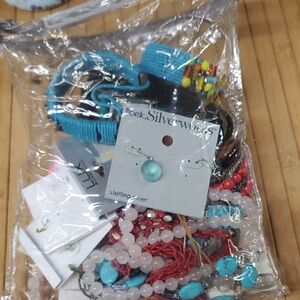 Turquoise and Silver Jewelry Set